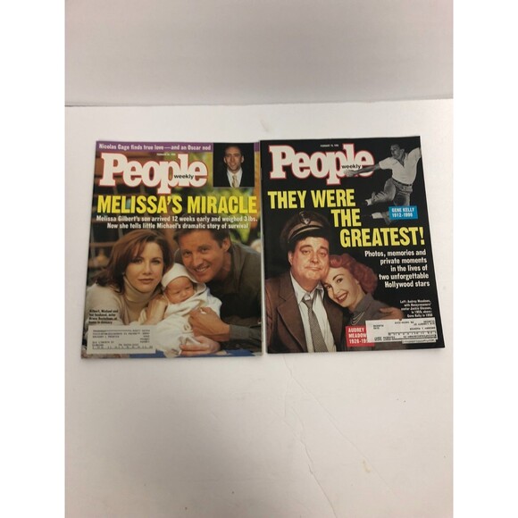 Vintage PEOPLE Magazine February 1996 Issues Honeymooners Melissa Gilbert - Picture 1 of 3